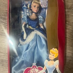 Disney Princess Cinderella Porcelain Doll - Blue